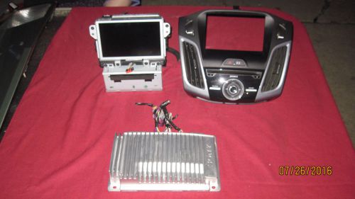 12-14 focus gps navigation system screen radio amplifier sony oem