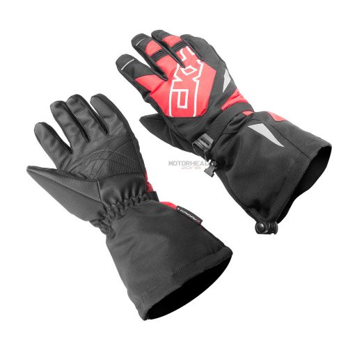 Snowmobile ckx throttle series gloves adult black/red xsmall winter snow
