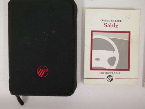 2001 mercury sable owners manual guide book