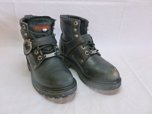Harley davidson women boots #81024 size 5 - lace up with buckle!