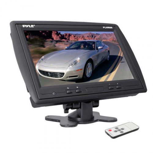 Pyle plhr96 9&#039;&#039; tft lcd headrest monitor w/ stand black