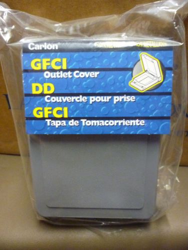 Carlon vertical gfci cover qty 10 - grey