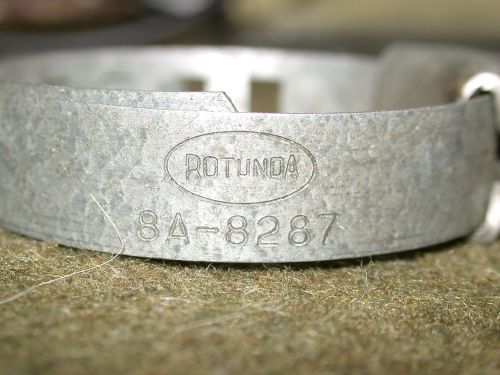 Ford edsel   4 original &#034;rotunda&#034;  tower radiator hose clamps vintage nos