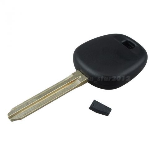 Uncut replacement transponder ignition key toy44g for toyota 89785-08040 fhrg