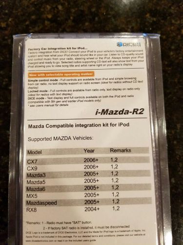 Dice i-mazda r2 ipod integration kit