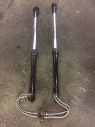 Mercruiser trim cylinders pair 45520a-2,45522a-1 lines &amp; bars fits all #1 &amp; pre