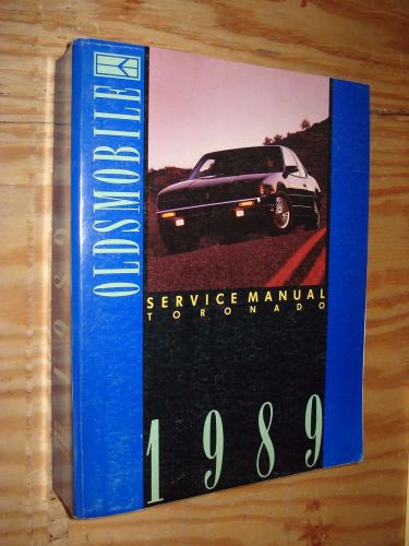 1989 oldsmobile toronado shop manual service book oem repair