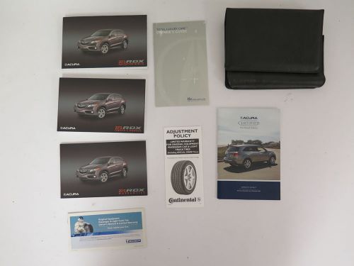 2013 acura rdx owners manual book