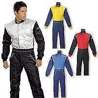 Sparco fashion nomex racing suit firesuit blue/blue &amp; blue/yellow sz 48 - 56