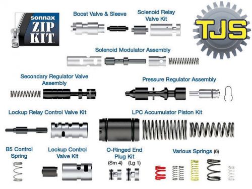 Aw55-50sn af23/af33 re5f22a sonnax valve body zip kit fits volvo saab equinox