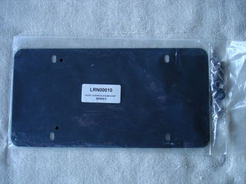 New range rover series ii hse &amp; discovery front license plate holder