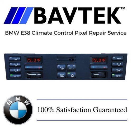 Bmw e38 740i 740il 750i 750il climate control display pixel repair service 
