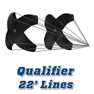 Stt qualifier 8-line parachute, 22' lines, racing safety