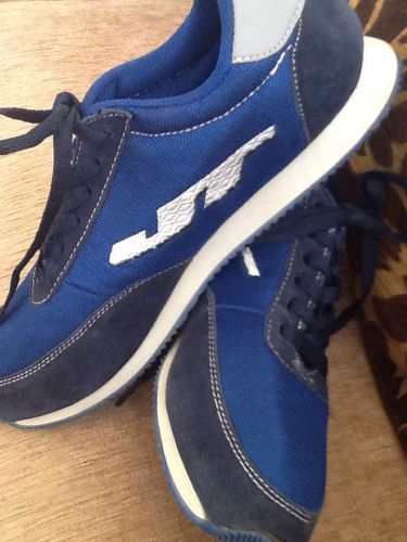 Jt racing size 8 ladies blue/white athletic shoes