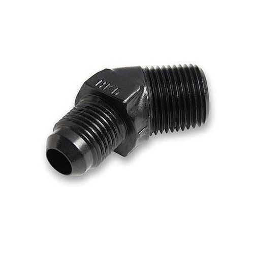 Earls an to npt adapter fitting -4 an male-1/4 in. npt male black at982344erl