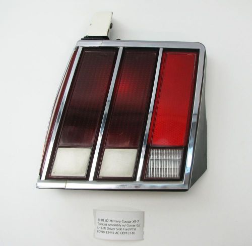 80 81 82 mercury cougar xr-7 taillight assembly lh left driver side