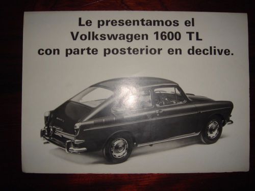 Volkswagen catalogue 1600 typ 3