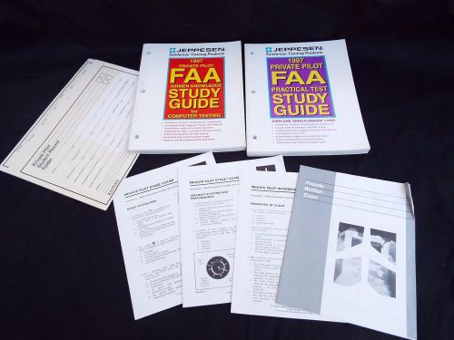 Private pilot faa airmen knowledge/study guide/practice exams jeppesen sanderson