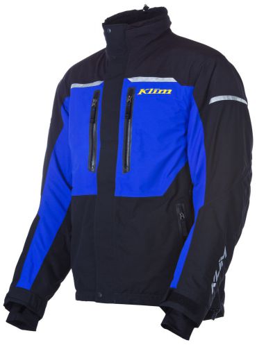 Klim mens blue/black keweenaw insulated snowmobile parka jacket snow snowcross