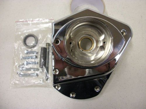 Harley shovelhead evo powerhouse chrome billet cam cover delkron fx fxr fl flh