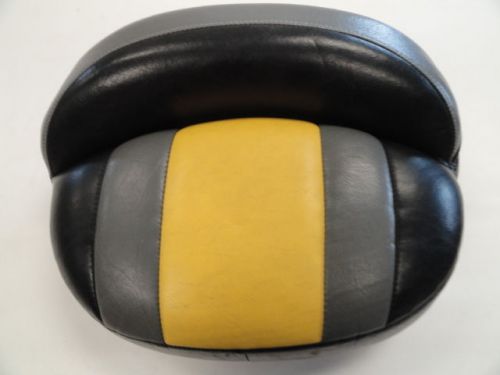 Ranger by larson casting seat black / gray / yellow 156682  marine boat