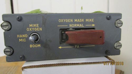S717 boeing 727 mike and oxygen mask controller