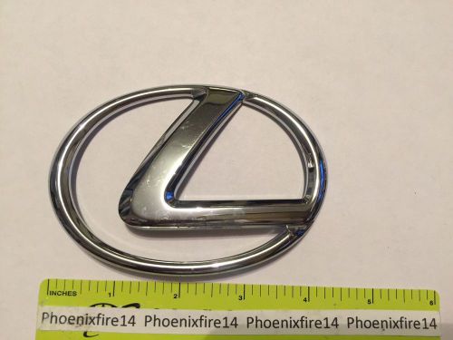 Lexus chrome symbol emblem used