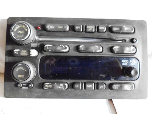03 04 05 chevrolet gmc cadillac isuzu radio 6 cd control panel 10359577