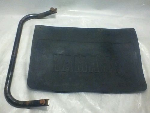1984 yamaha bravo 250 rear bumper grab bar &amp; snow flap br250 83 84 85 86 87 ??