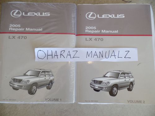 2005 lexus lx470 service repair manual manuals oem  **sealed**