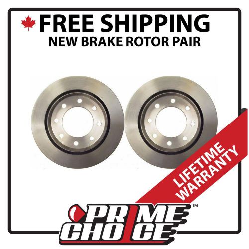 Pair (2) new rear brake disc rotors with lifetime warranty