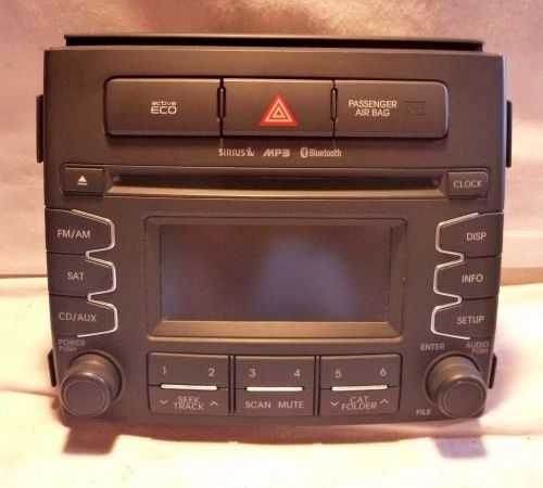 12 13 kia soul sirius bluetooth radio cd mp3 face plate 96170-2k110wk cy17032