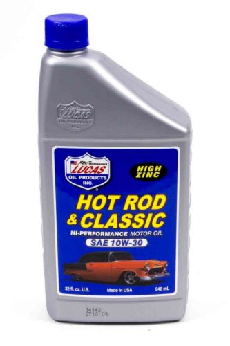 Lucas oil hot rod and classic car 10w30 motor oil 1 qt p/n 10687