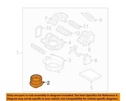 Nissan oem-blower motor 27225jk61a
