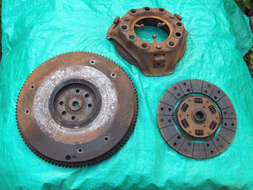 Ford 49 50 51 52 53 flathead v8 239 flywheel, 9 1/2&#034; clutch &amp; pressure plate