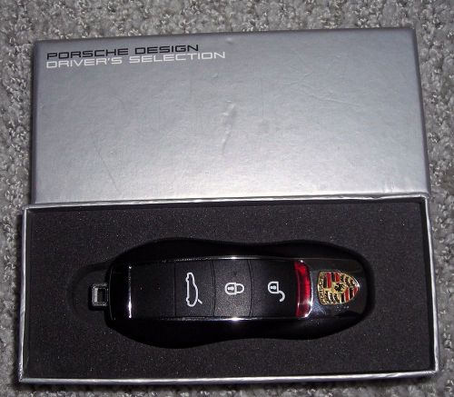 Porsche design driver&#039;s selection key chain with hidden jump drive- hard to find