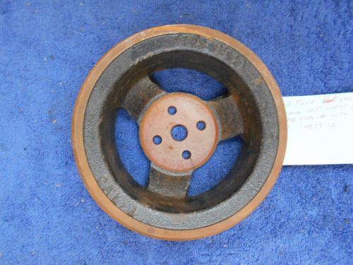 1963 ford  352ci ?  390ci ? 3 groove cast water pump pulley   nos  816
