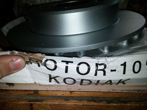 New kodiak boat trailer dacromet coated 5 lug bolt disc brake slip on 10&#034; rotor
