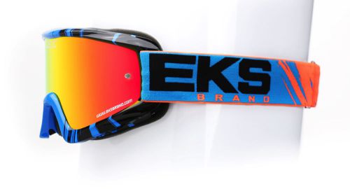 Eks brand x-fade phantom mx offroad goggles cyan black os