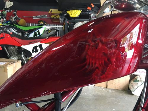 Big dog k-9 harley custom paint set tank fenders