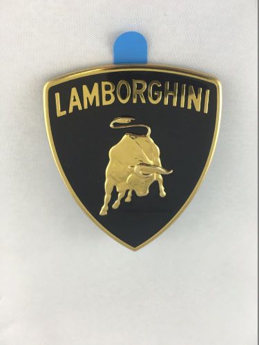 Lamborghini gallardo &amp; murcielago front shield emblem brand new oem 400853745d