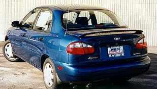 Painted daewoo lanos custom style spoiler 1999-2003