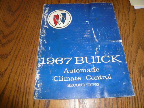 1967 buick automatic climate control (second type) specifications &amp; adjustments