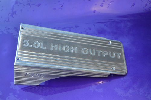 Custom aluminum gt40 intake manifold cover, plate, plaque
