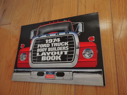 Old 1974 ford truck body builders layout book service manual