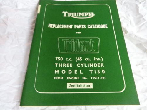 Triumph replacement parts catalogue 2nd edition  trident  bin2