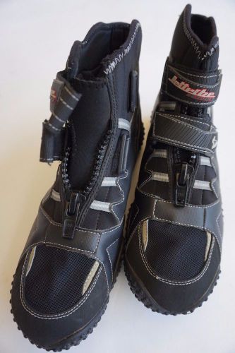Nwob jettribe grb black neoprene dual ride water boots jtg-15492 men size 11
