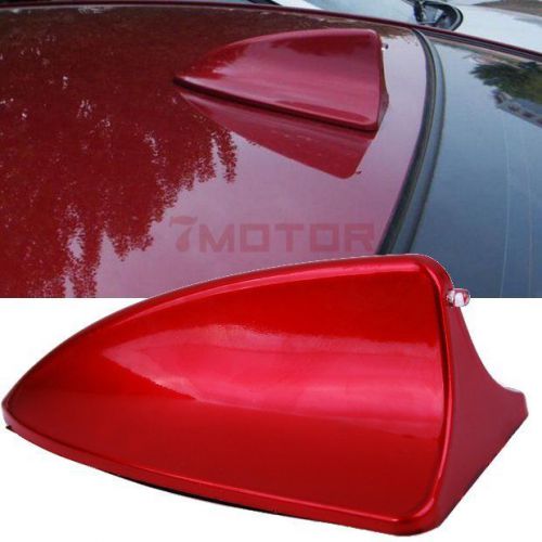 Auto car shark fin roof decorative  antenna dummy aerial red for honda civic 7m