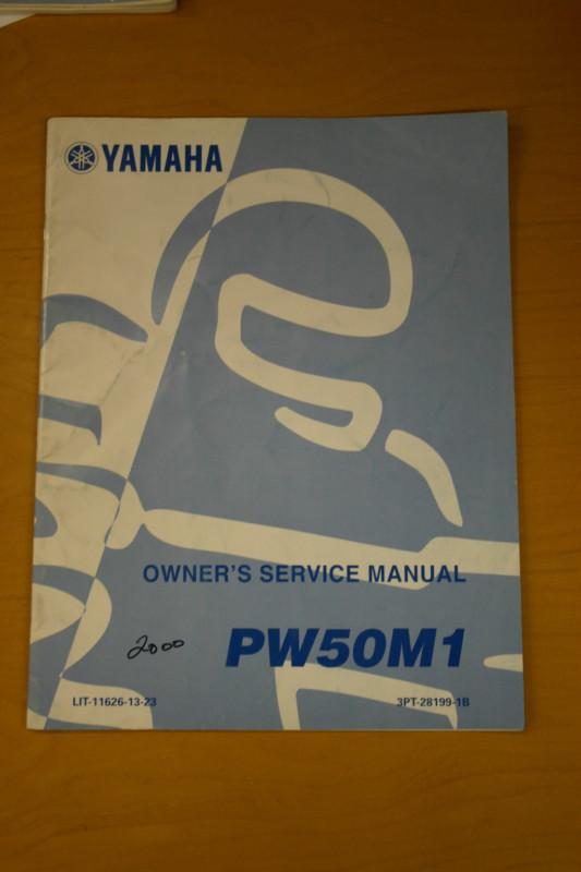 2000 yamaha pw50 owner's service manual