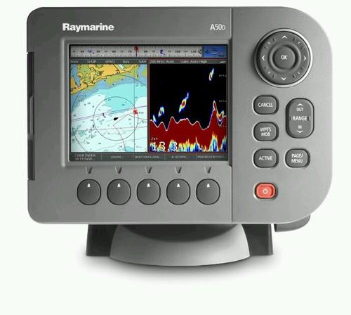 Raymarine a50d chartplotter/fishfinder 5'' u.s. charts e62186-us